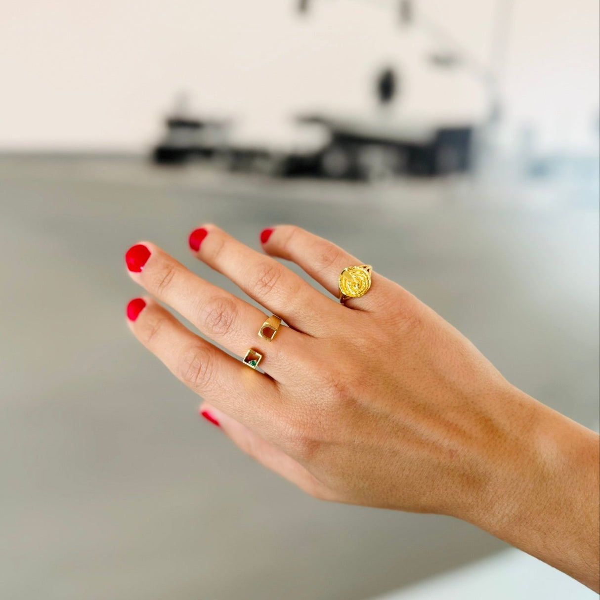LoveLeeOr Ring Down To Earth // Cabbage Ring