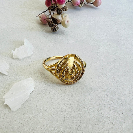 LoveLeeOr Ring Down To Earth // Cabbage Ring