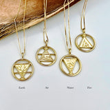 LOVE LEE OR Charms Certified Vermeil (Gold Plated) Elements Charms