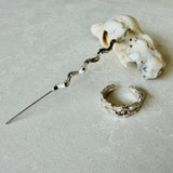 LOVE LEE OR Earring Lace Coral Ear Climber