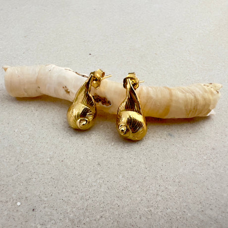 LOVE LEE OR Earrings Spiral Shell Earrings