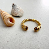 LOVE LEE OR Ring Cone Shell Ring