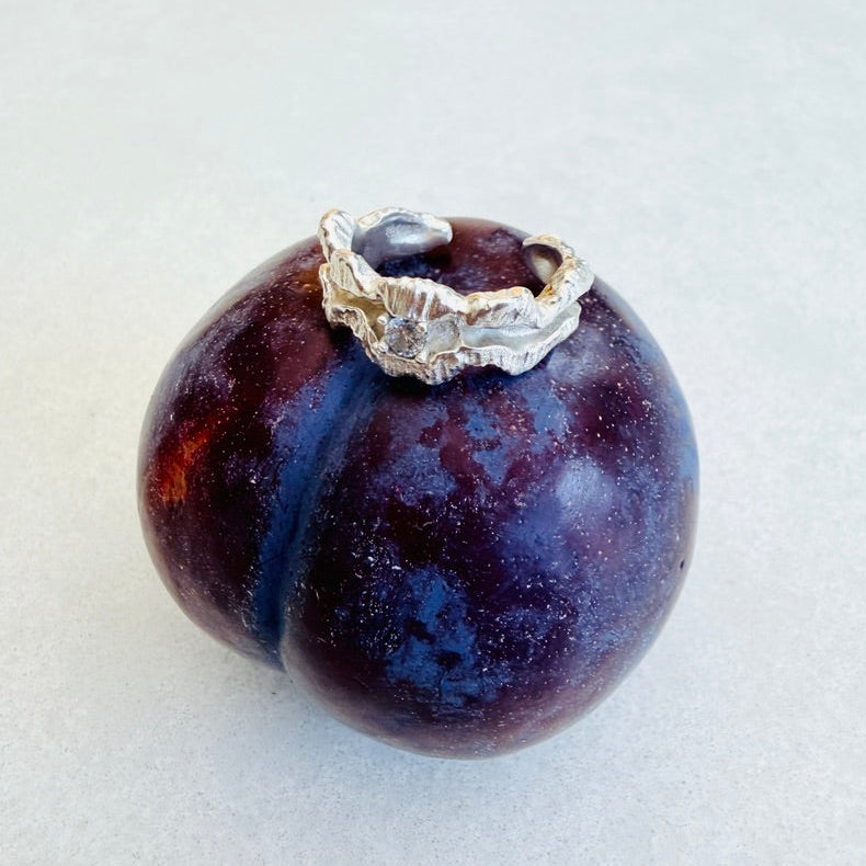 LOVE LEE OR Ring Lace coral Fire Ring