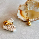LOVE LEE OR Ring Spiral Shell Ring